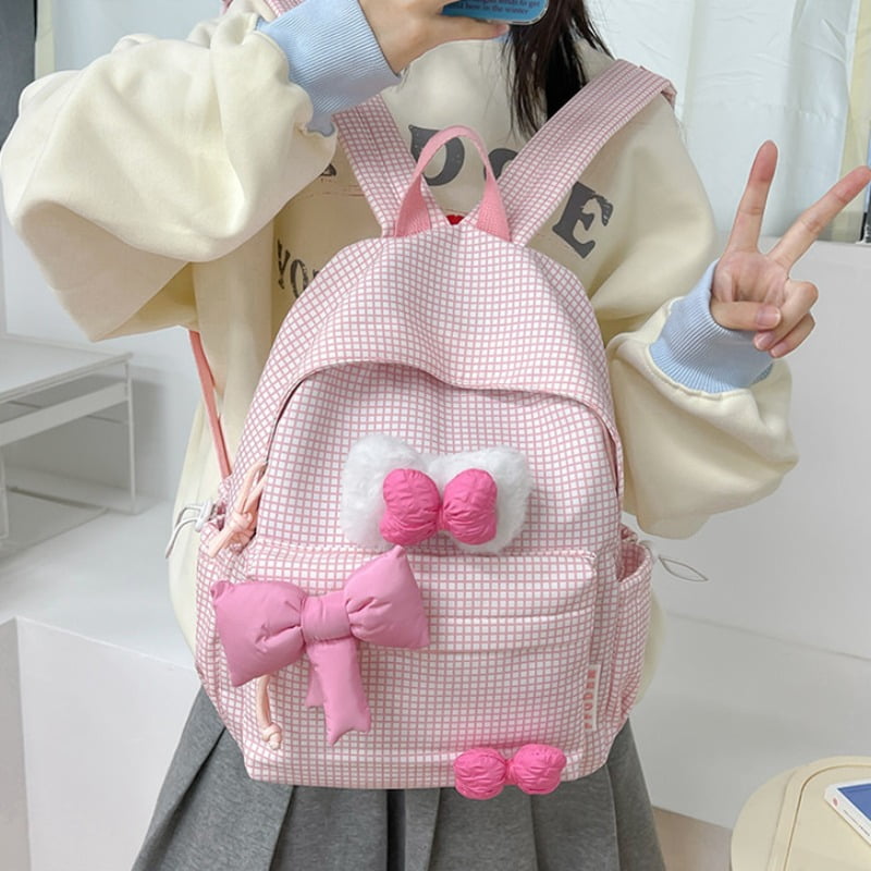 Kawaii Bow Backpack
