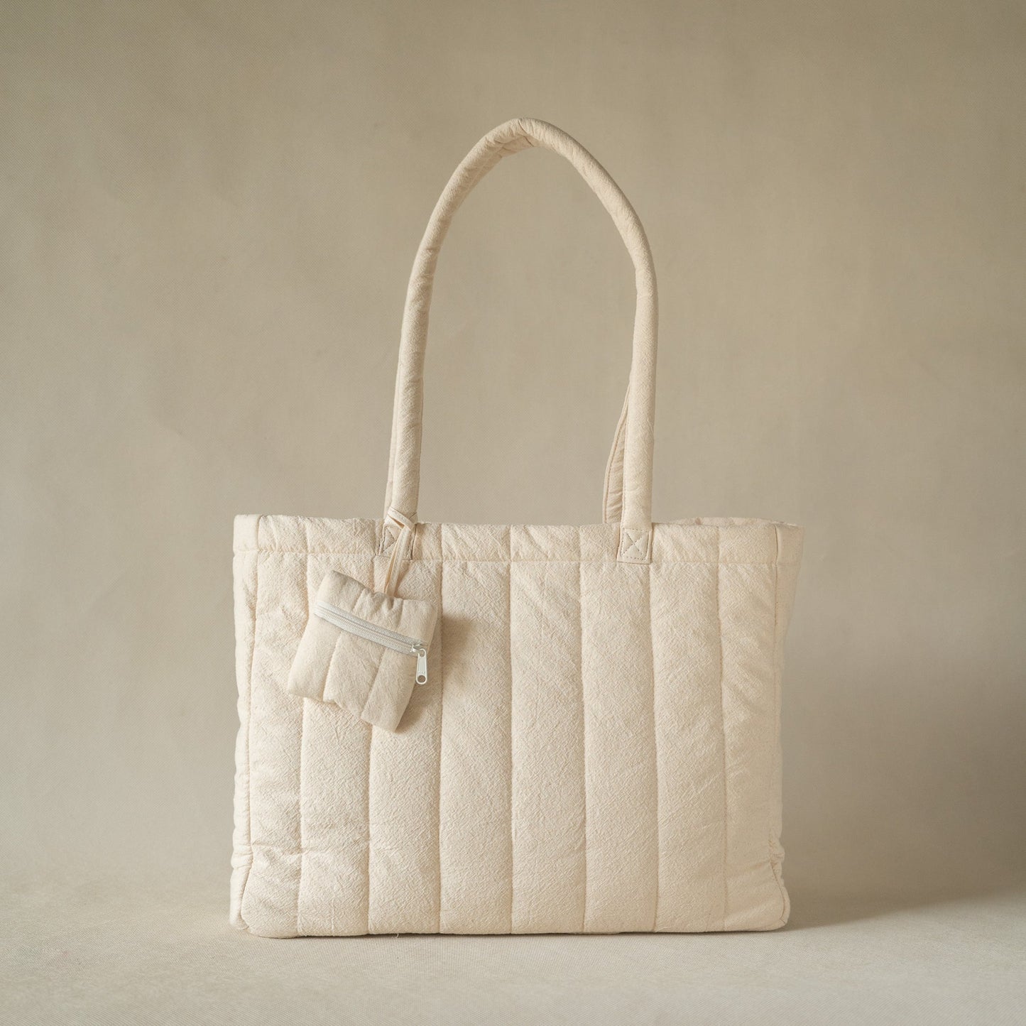 Crinkle Stripe Tote Bag