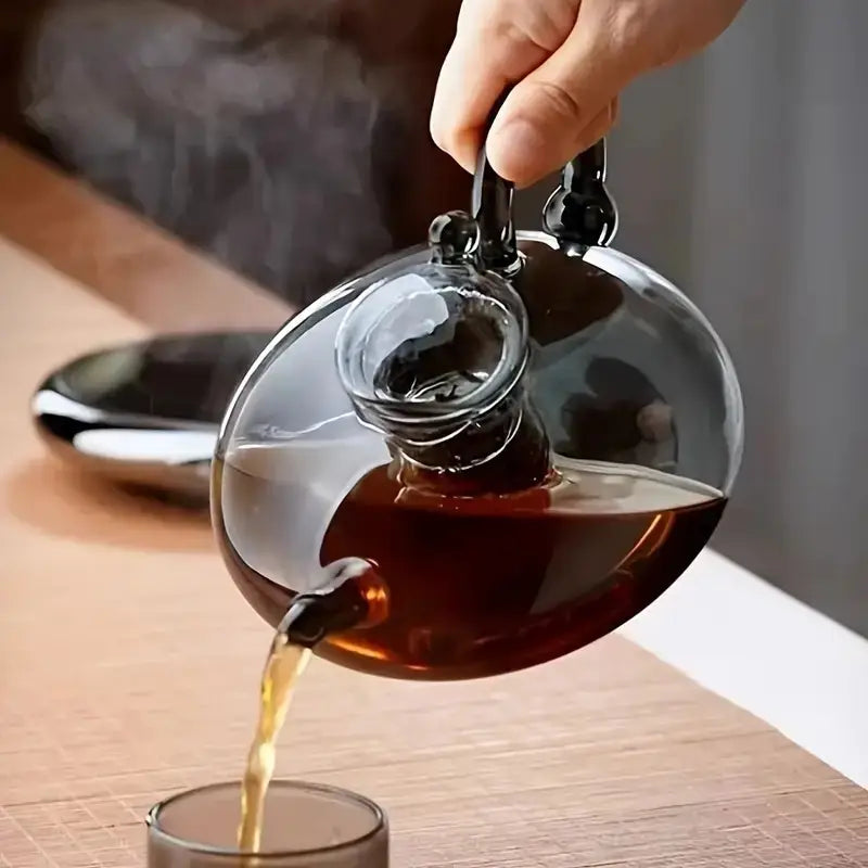 Droplet Glass Teapot