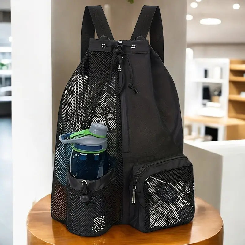 Mesh Drawstring Backpack