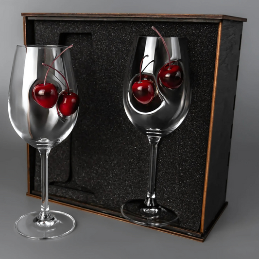 Cherry Wine Glass