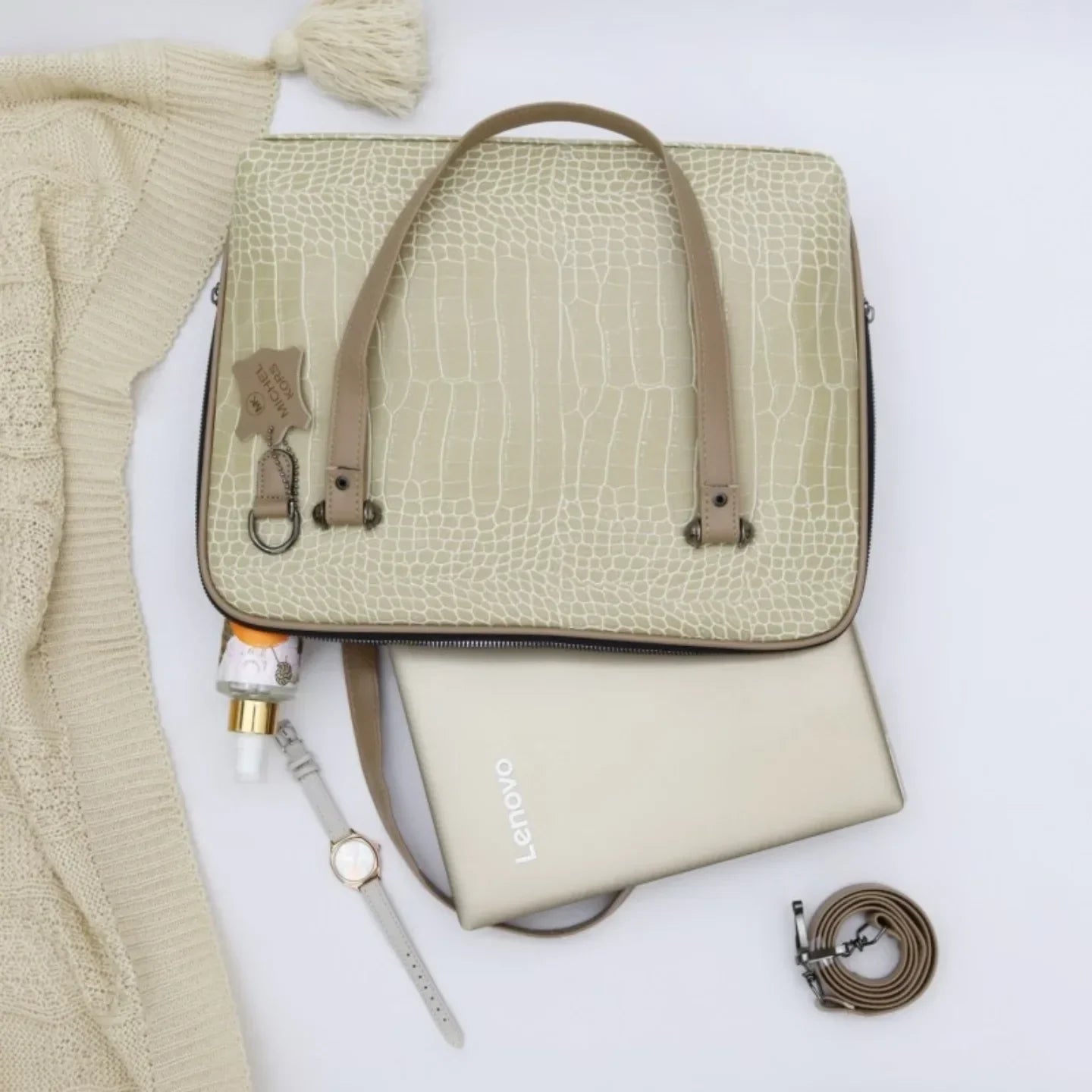 Crocodile Leather Handbag