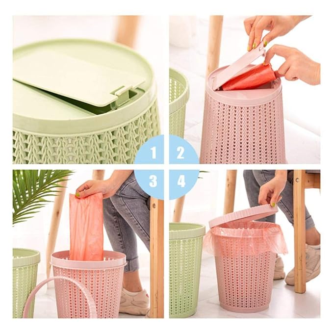 Trash Bin & Garbage Bag Holder