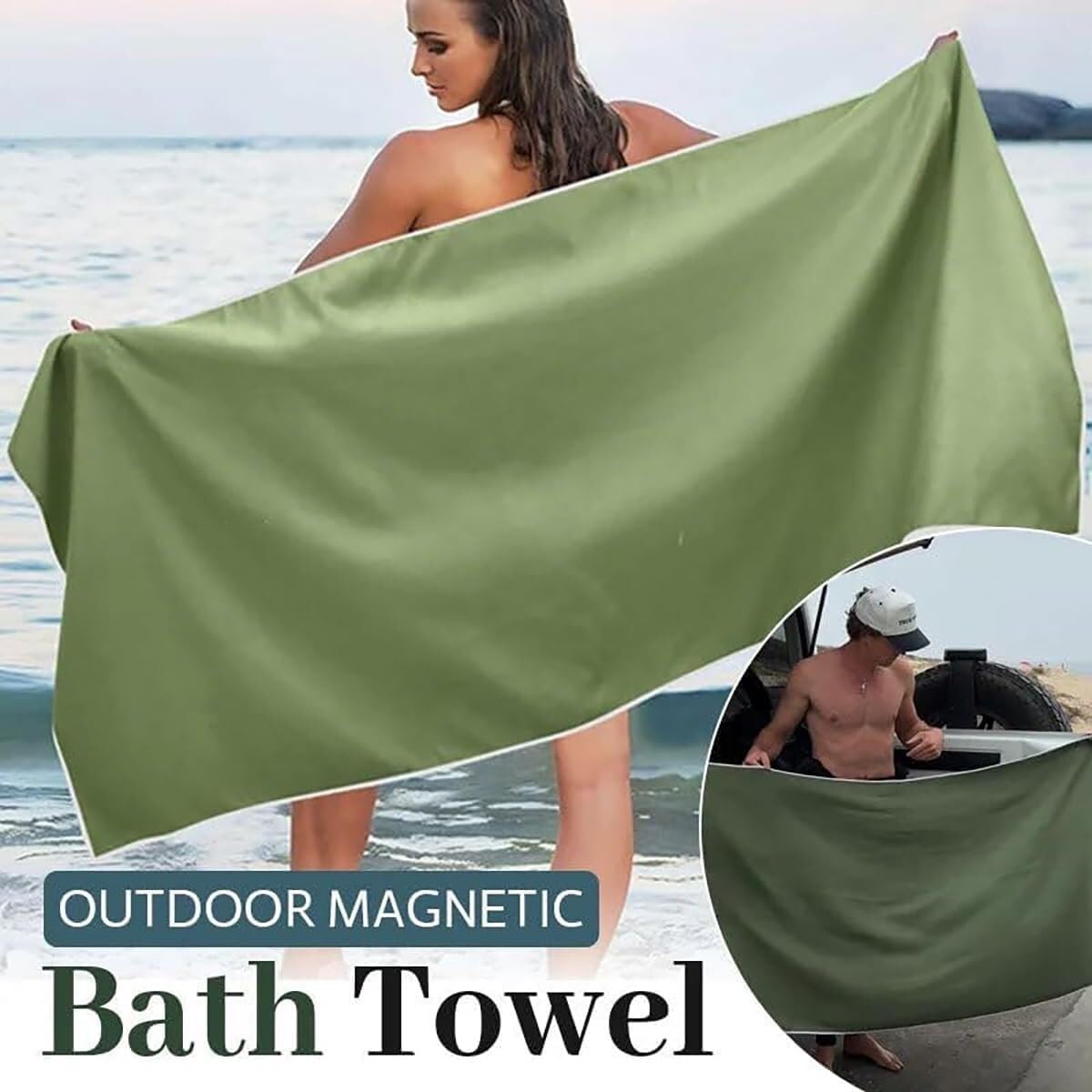 Magnatic Bath Towel