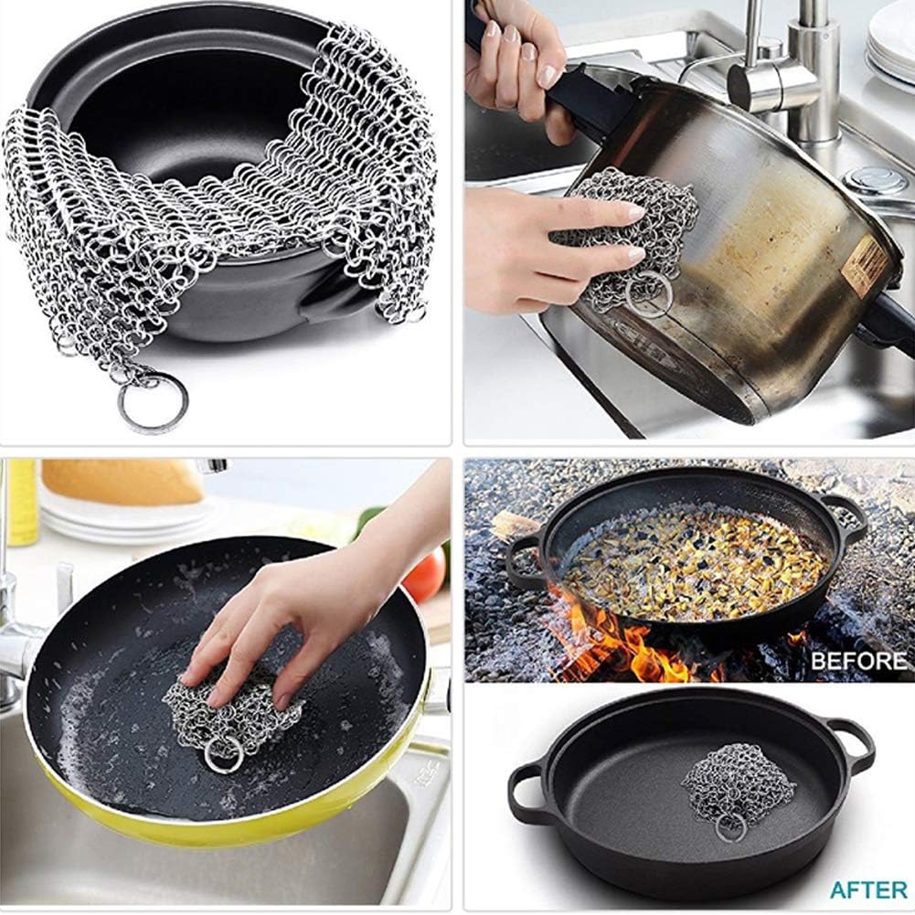 Stainless Steel Chain Scrubber (12.5 CM x 12.5 Cm)