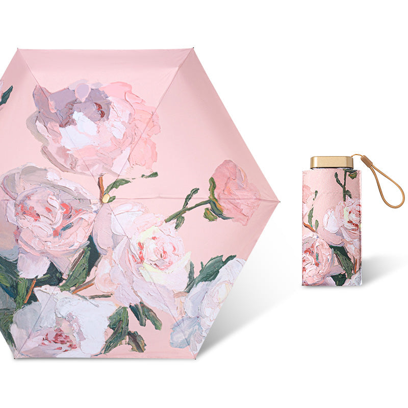 Rosy Glow Mini Umbrella
