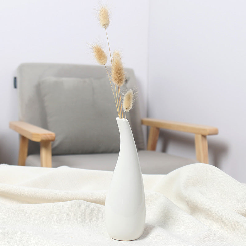 Soft Curved Ceramic Vase