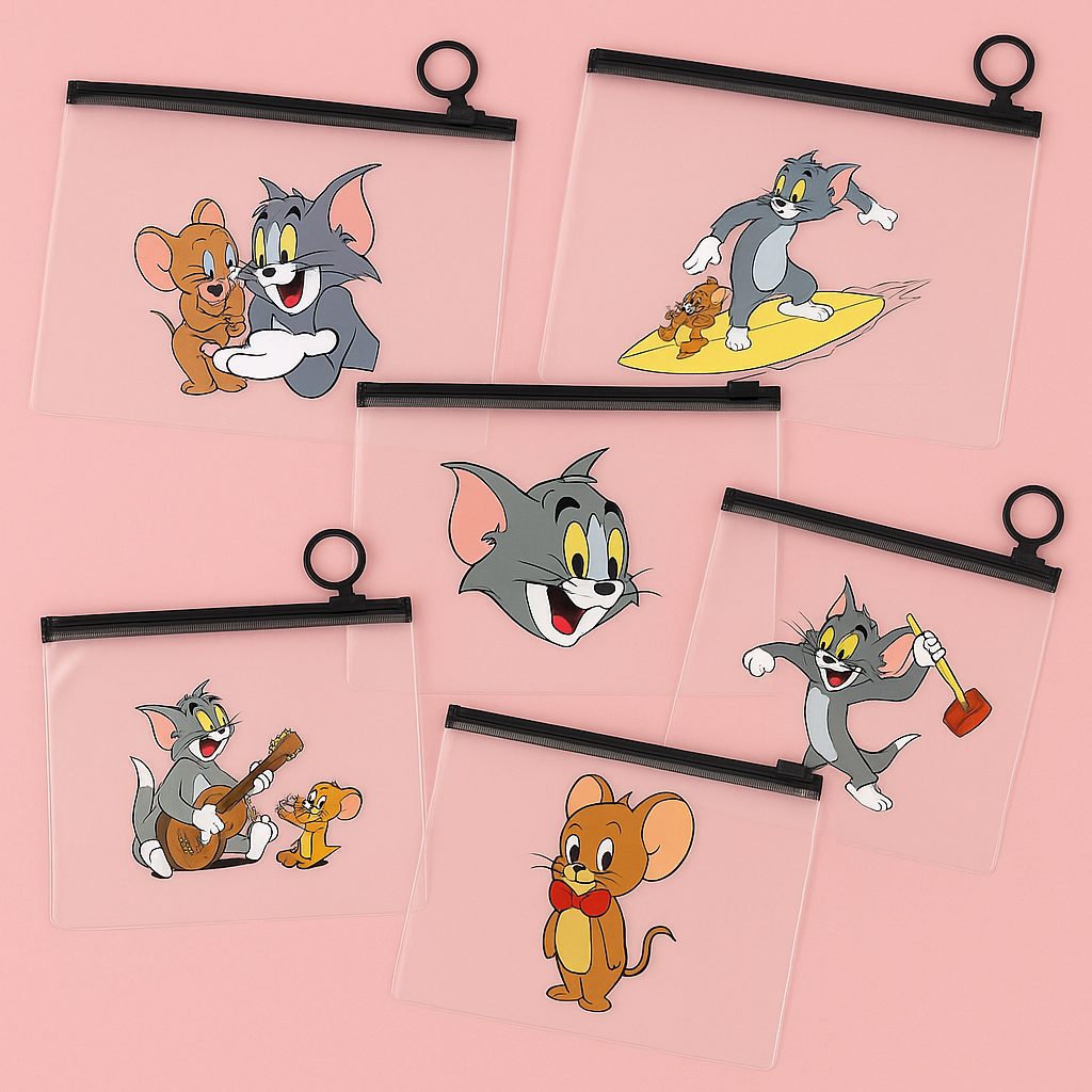 Tom & Jerry Transparent Pouch