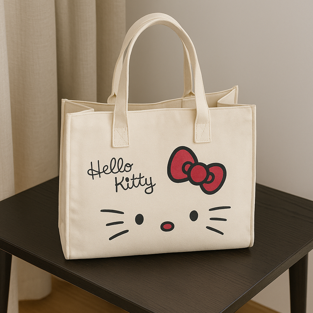 Kitty Canvass Totebag
