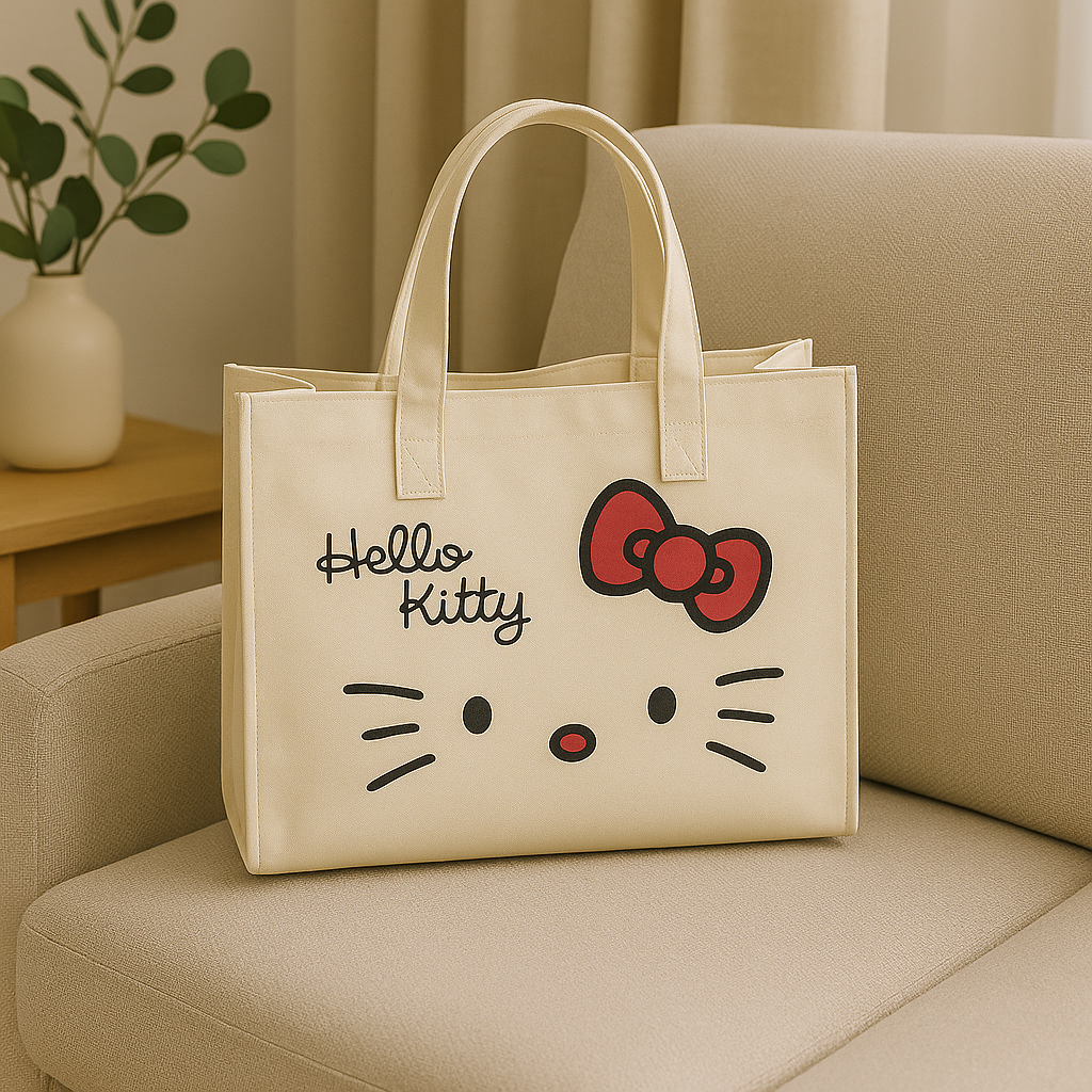 Kitty Canvass Totebag