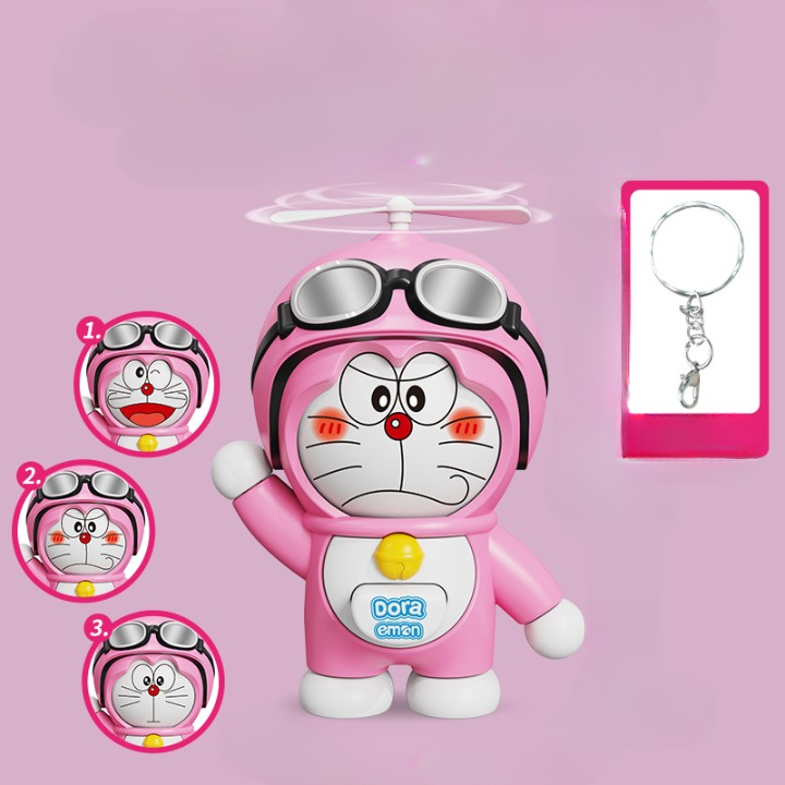 Doraemon Rotating Keychain