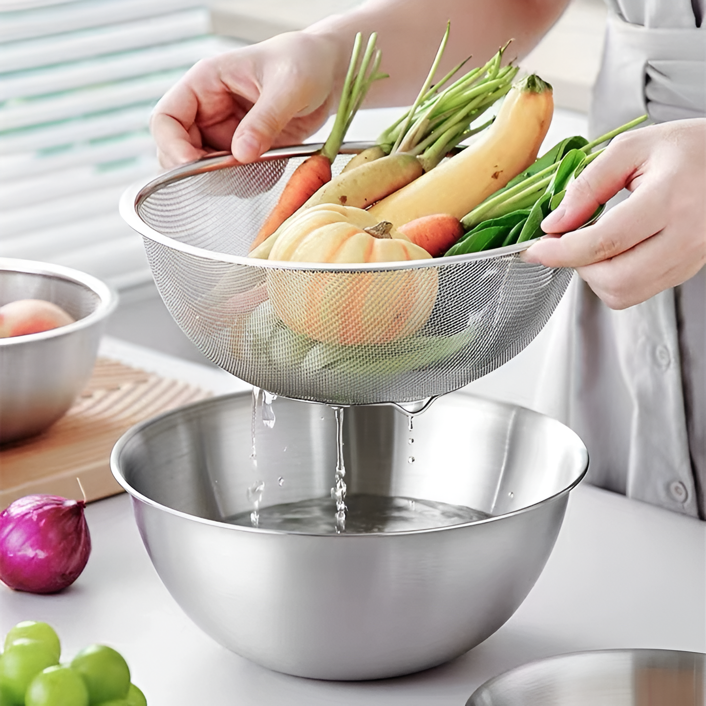 Mesh Strainer With Bowl