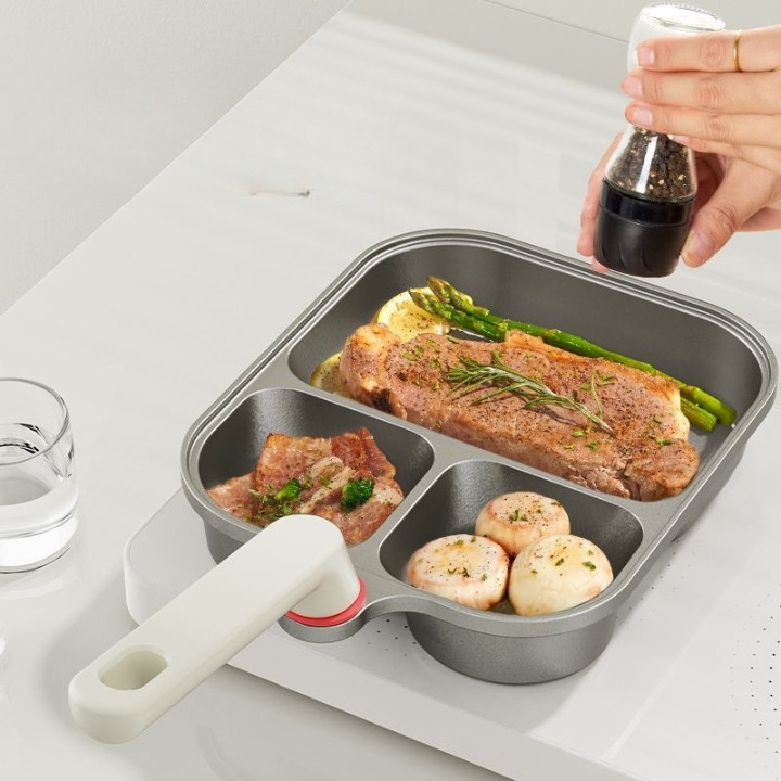 3-in-1 Non-stick Fry Pan