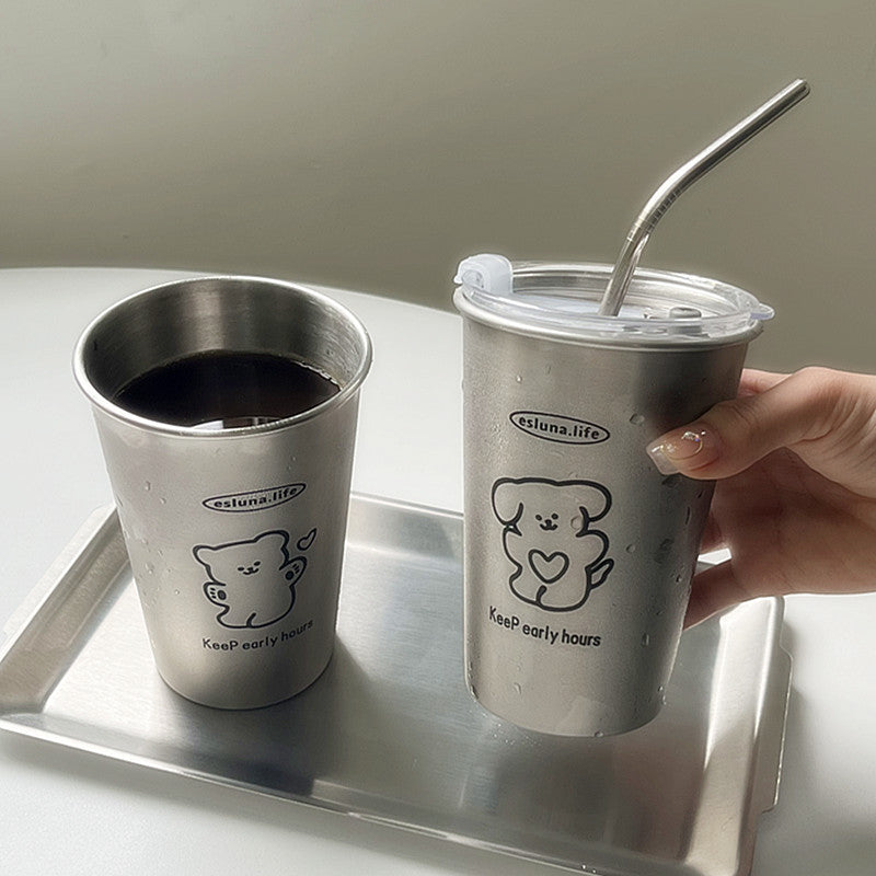 Stainless Steel Mug With Lid