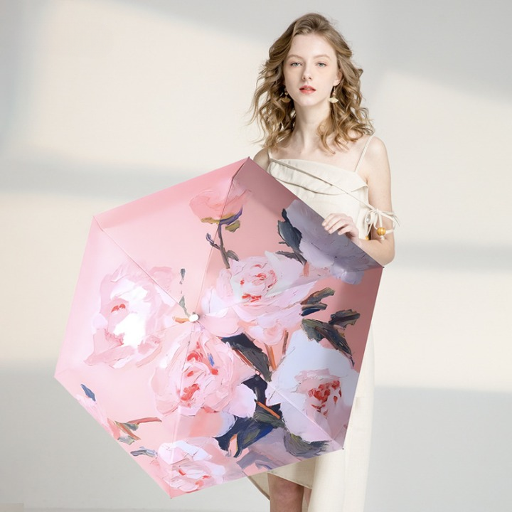 Rosy Glow Mini Umbrella