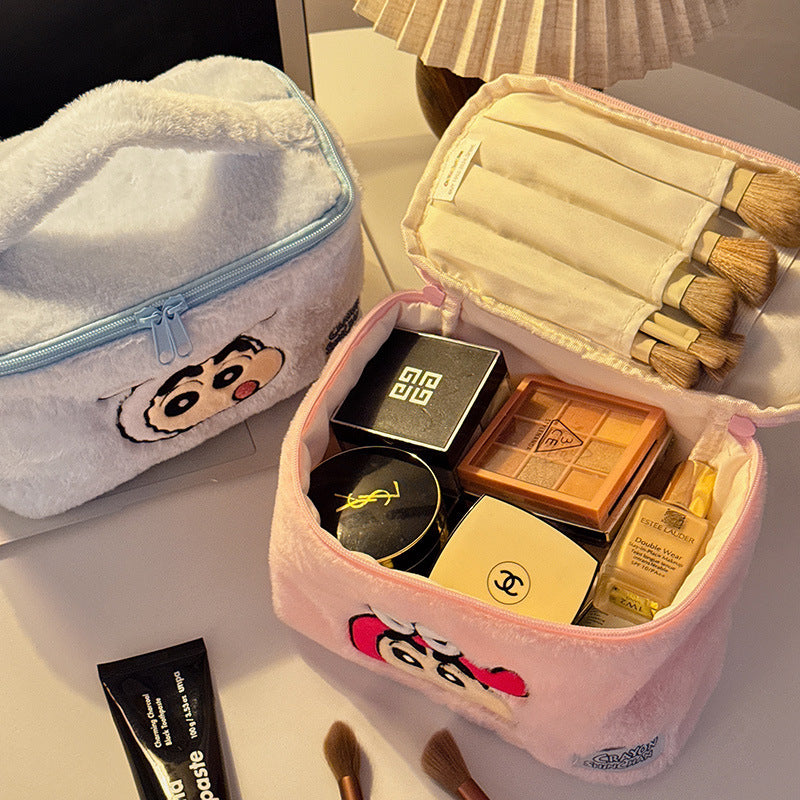 Shinchan Plush Makeup Bag