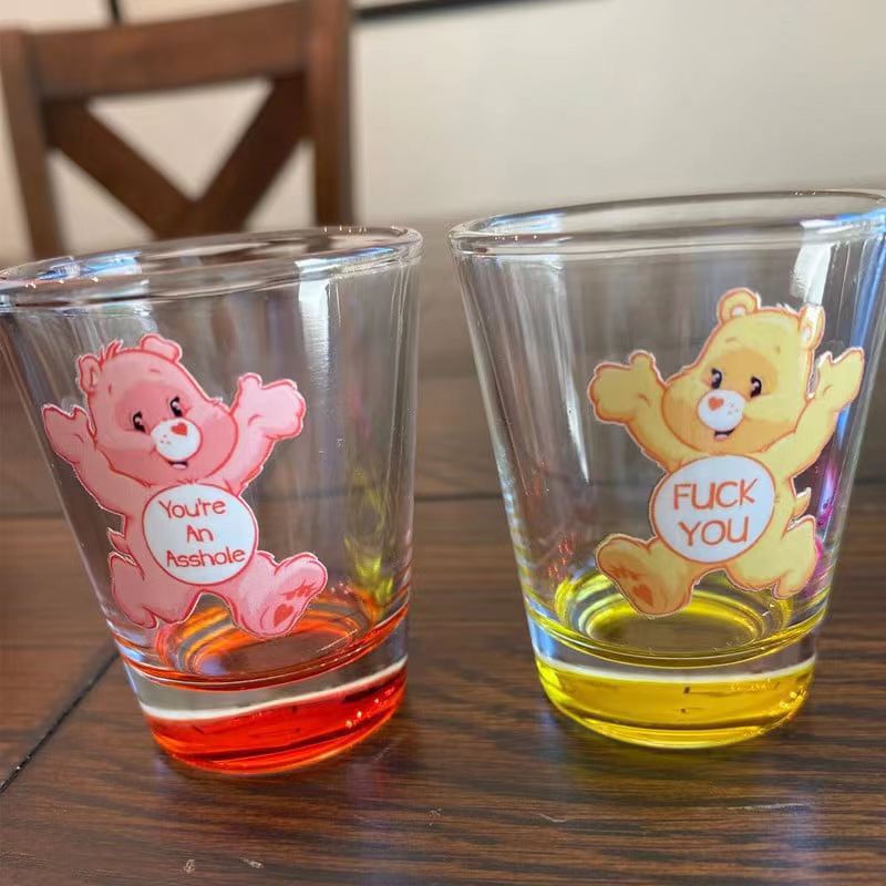 Swear Bear Shots Glasses