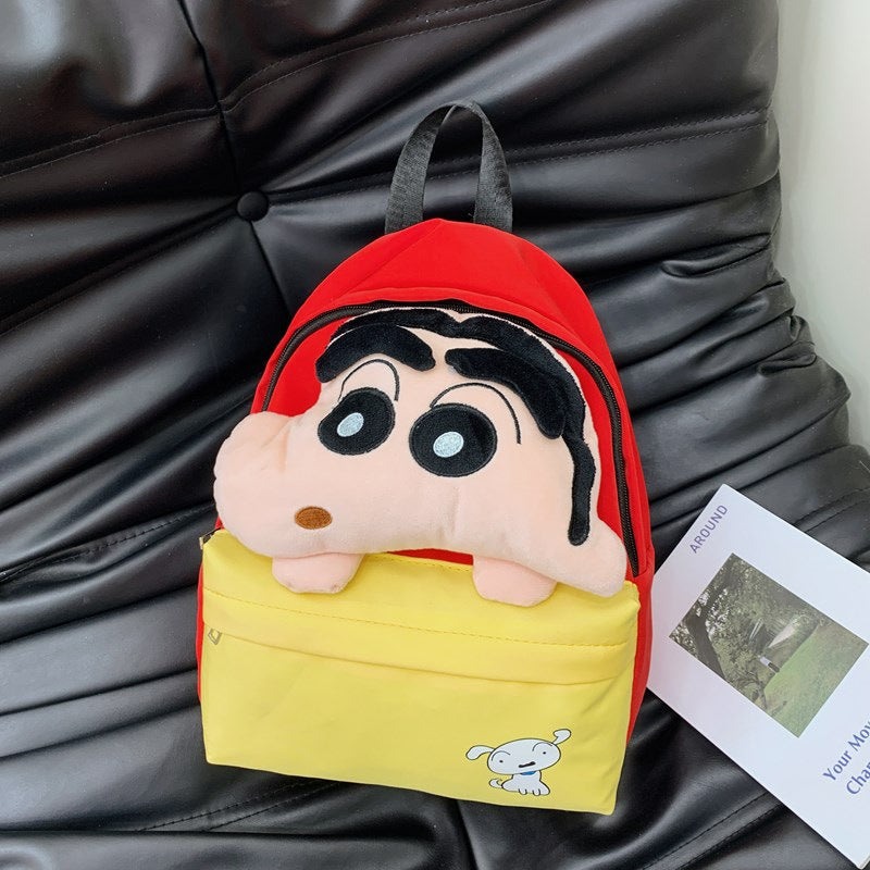 Shin-chan Plush Face Backpack