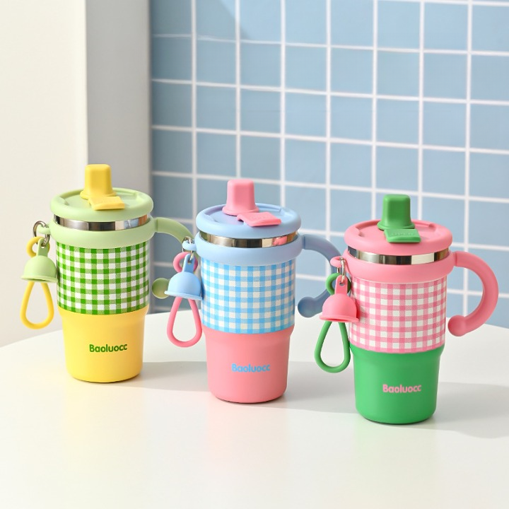 Checkered Steel Tumbler