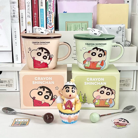 Shinchan Cup With Shiro Lid & Spoon