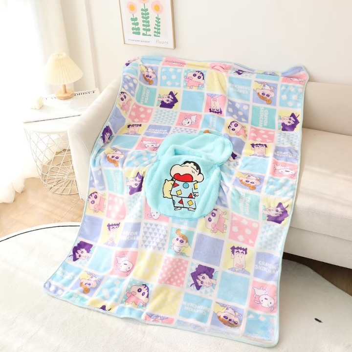 Shinchan Portable Strap Blanket