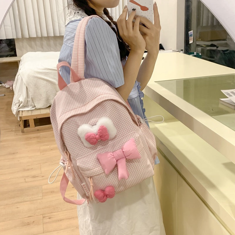 Kawaii Bow Backpack