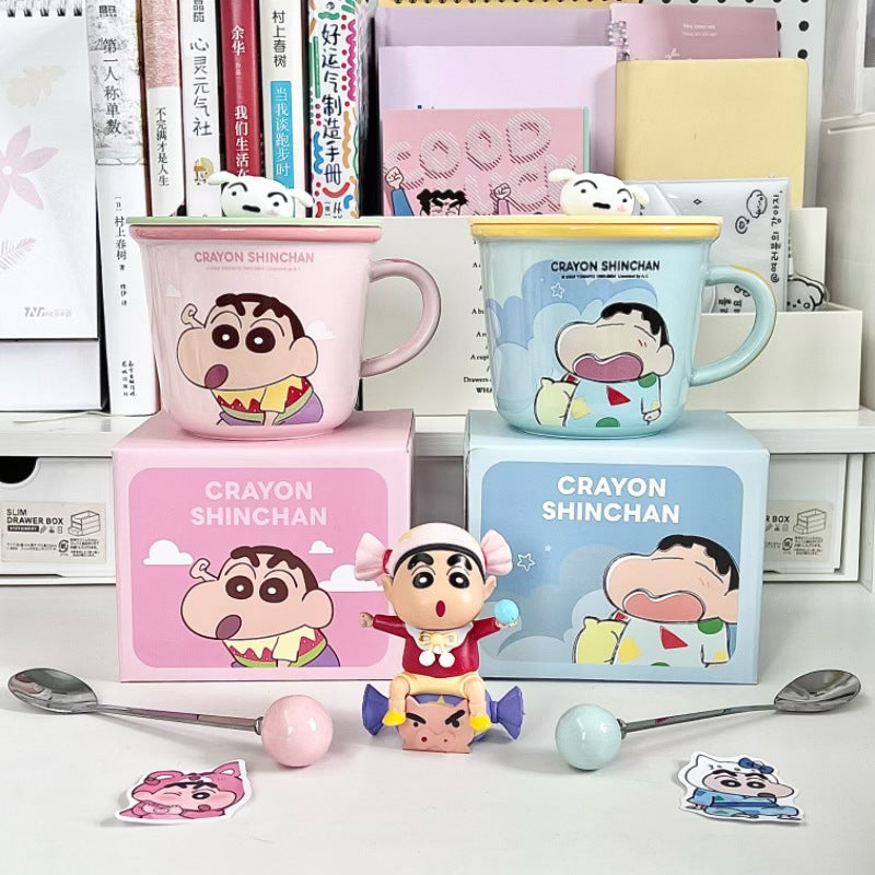 Shinchan Cup With Shiro Lid & Spoon
