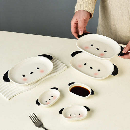 Cute Panda Plates