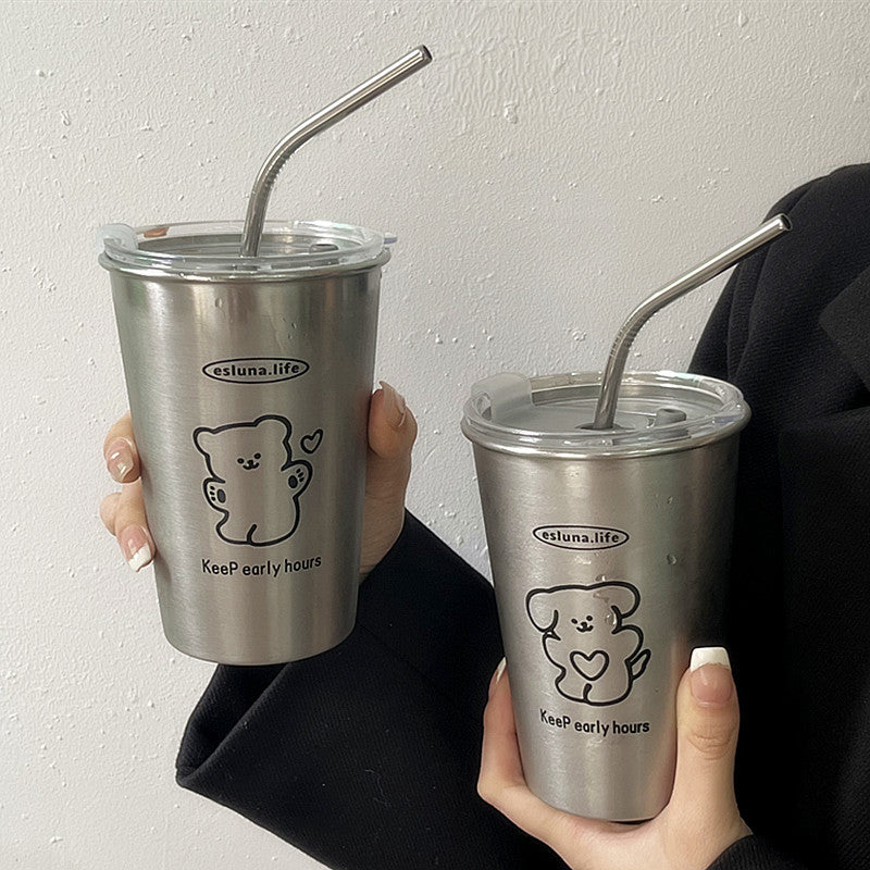 Stainless Steel Mug With Lid