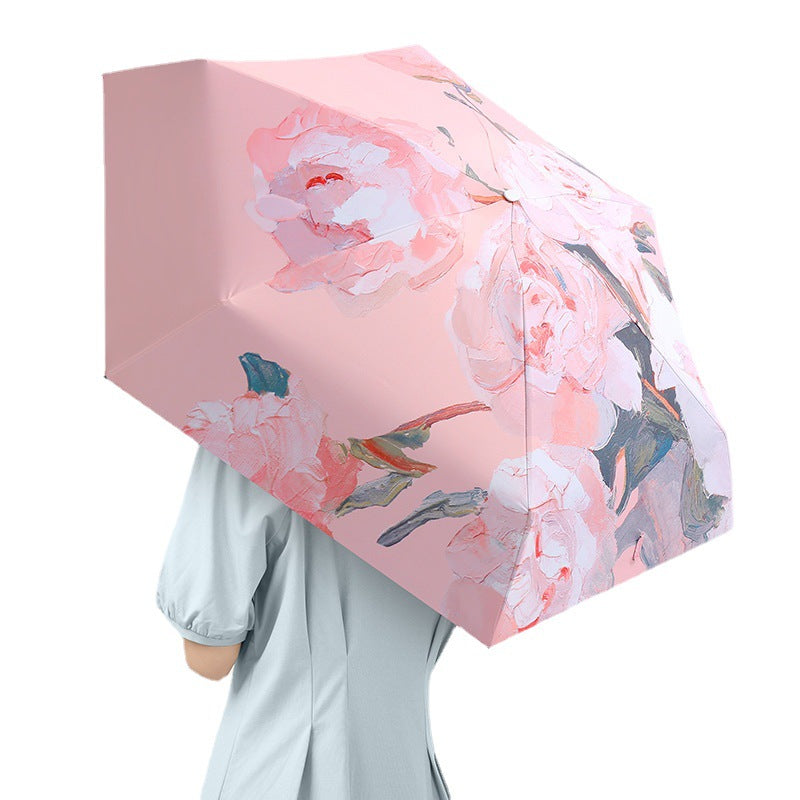 Rosy Glow Mini Umbrella