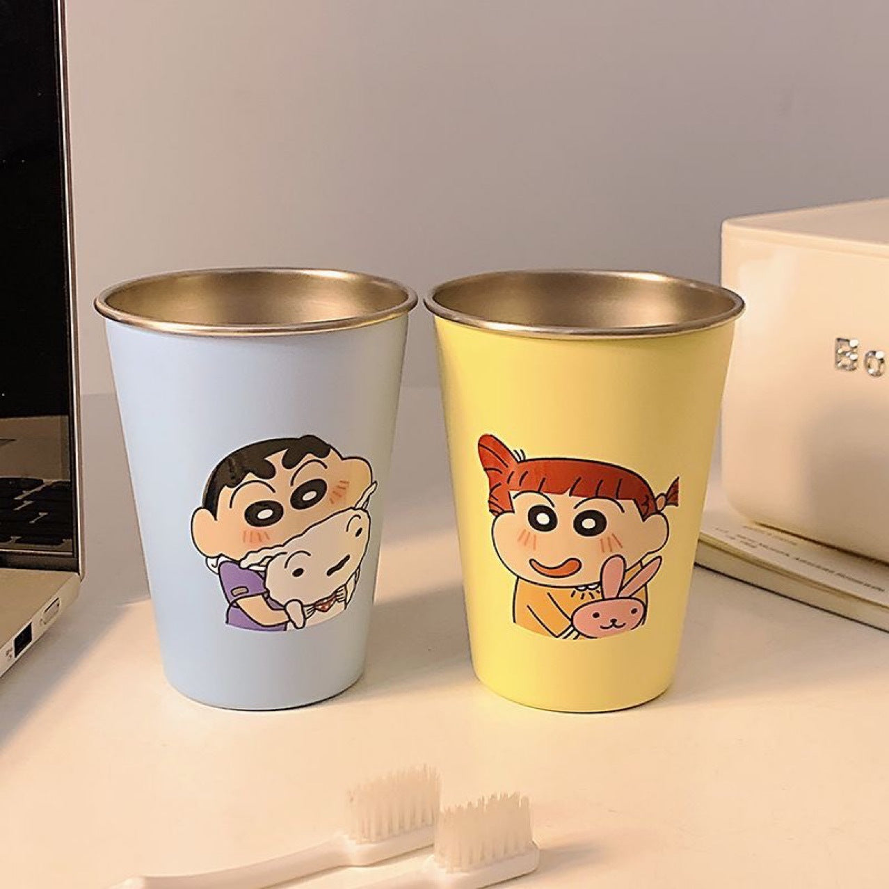 Shinchan Toothbrush Cups