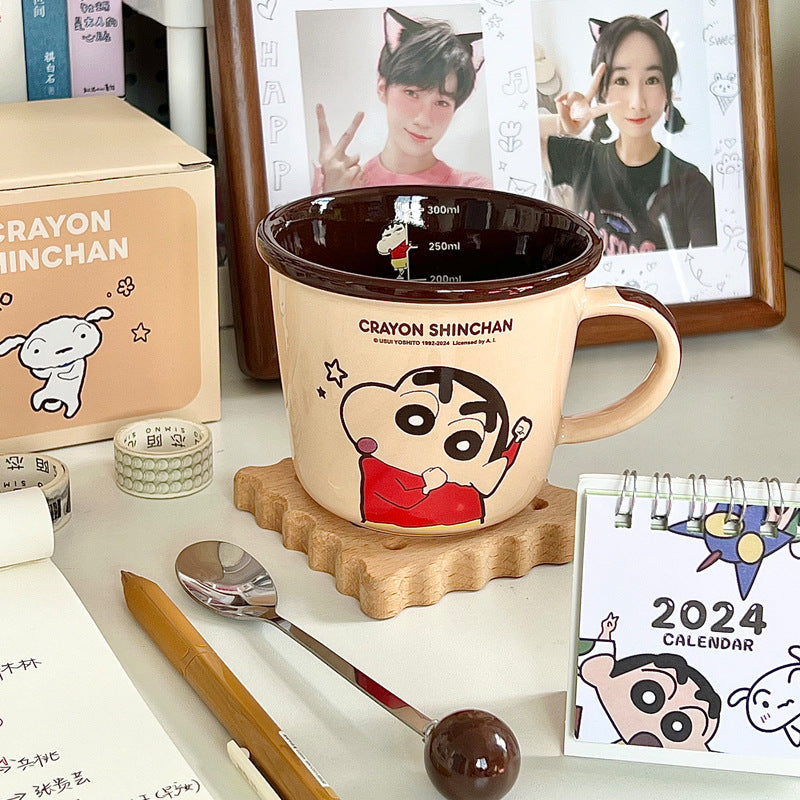 Shinchan Cup With Shiro Lid & Spoon