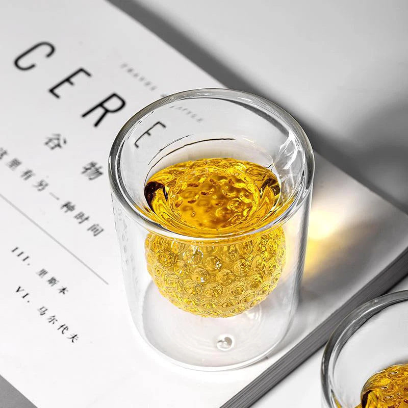 Double Layer Golf Ball Glass