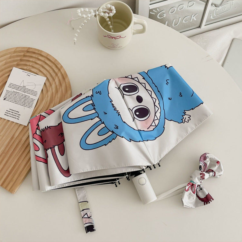 Cute Labubu Cartoon Umbrella