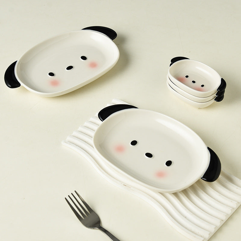 Cute Panda Plates