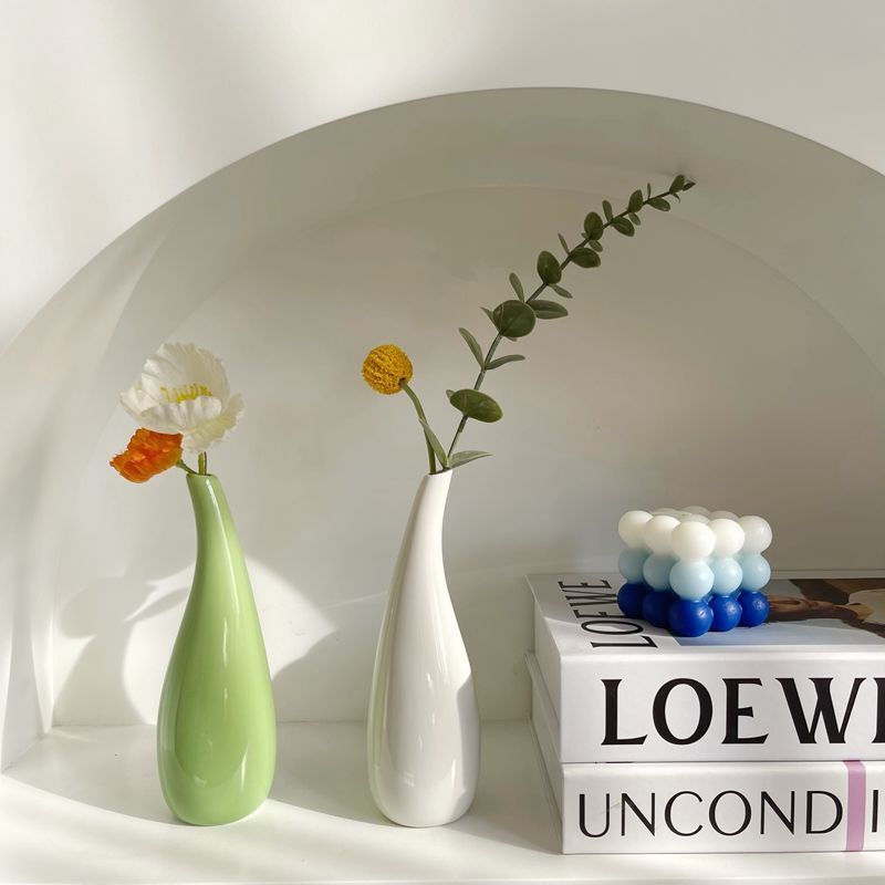 Soft Curved Ceramic Vase