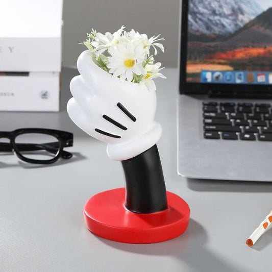 Mickey Hand Flower Vase