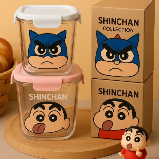 Shinchan Glass Jars