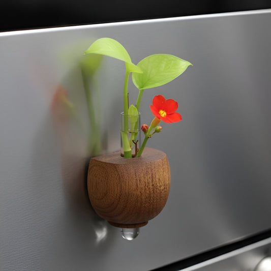 Magnetic Wooden Pots