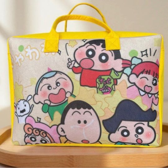 ShinChan Felt Travel Bag