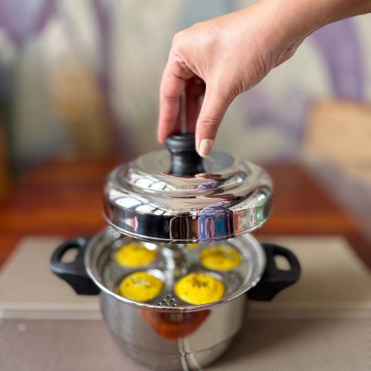 Stainless Steel Mini Idli Pot