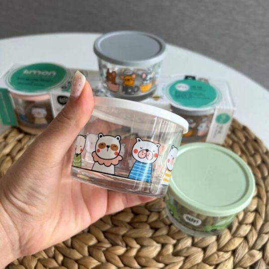 Cute Print Containers Set