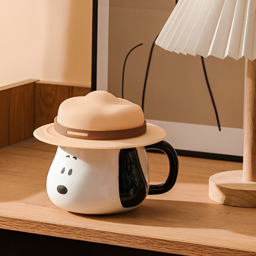 Snoopy Mug With Hat Lid
