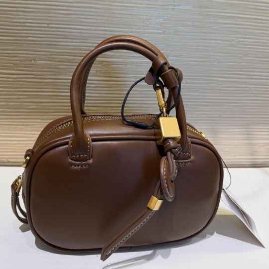 Mini Topstitched Bag