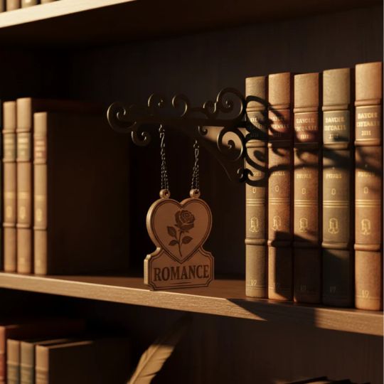 Wooden Book Tavern Signs