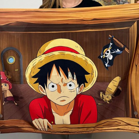 Luffy Window Tapestry