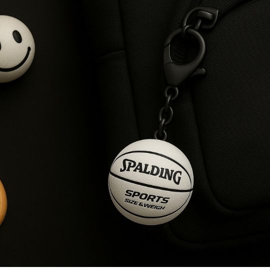 Mini Basketball Keychains