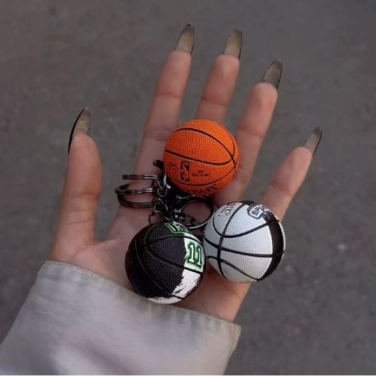 Mini Basketball Keychains