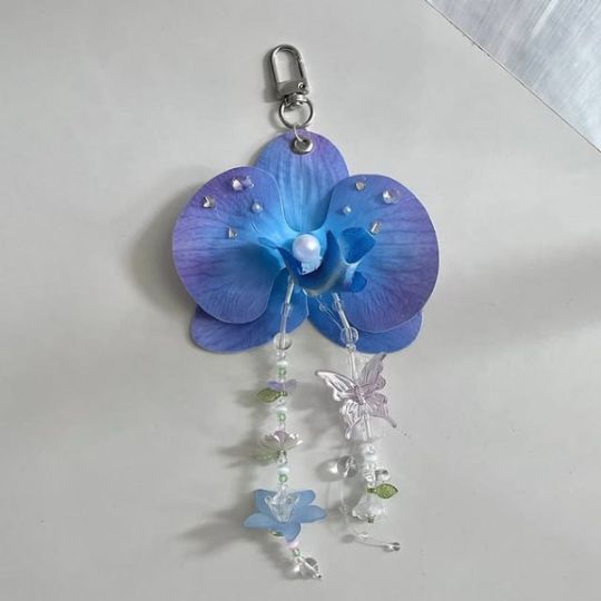Orchid Bloom Keychain