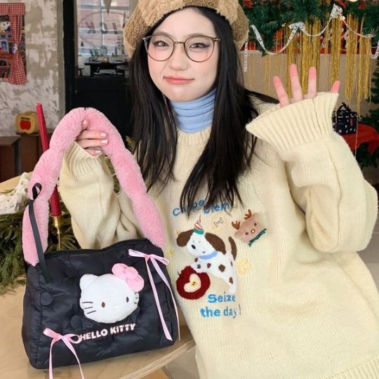 Hello Kitty Fluffy Totebag